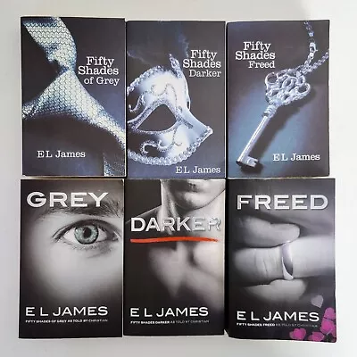 50 Fifty Shades Of Grey Darker Freed. 6 Book Collection • £21.95