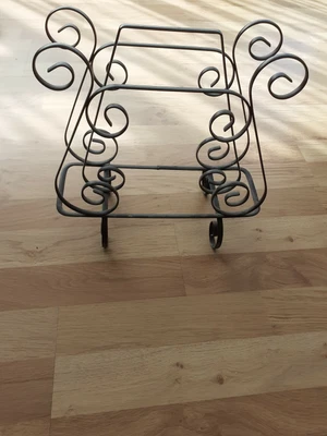 £14 • Buy Vintage Wrought Iron Magazine Rack