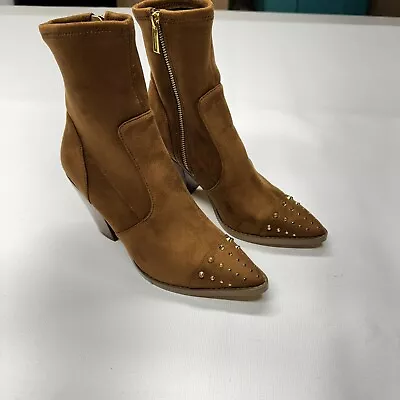 Michael Kors  Dover Studded Faux Suede Boots Size 7.5 • $30