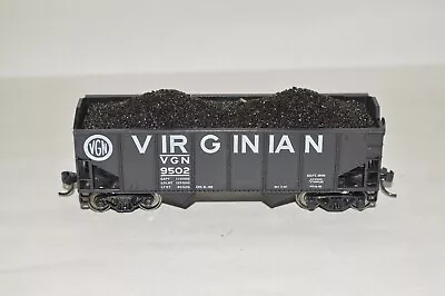 HO Scale Athearn Virginian Ry 2 Bay Coal Hopper Car Train W/ Load MW KDs • $5.13