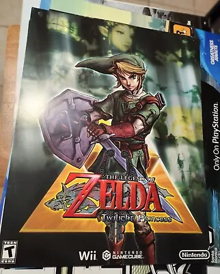 The Legend Of Zelda Twilight Princess Nintendo Promo Art Poster - Very Rare! • $299.95