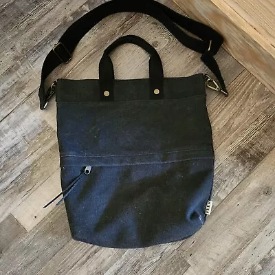 FEED Projects Women's Canvas Market Tote Bag Charcoal Gray-Handles And Strap • $34.99