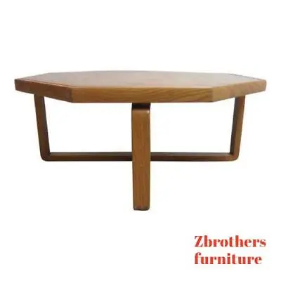 Vintage Mid Century Lane X Base Octagon Floating Coffee Table • $389