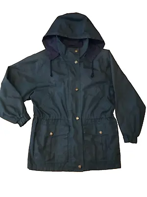 Pacific Trail Winter Jacket Womens M Medium Fleece Lined Detachable Hood Green • $12