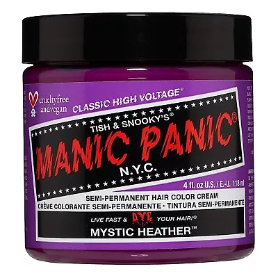 Manic Panic NYC Mystic Heather Semi Permanent Hair Color Cream 118ml • £10.39