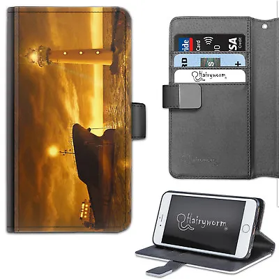 $28.36 • Buy Lighthouse Phone Case;PU Leather Flip Case;Cover For Samsung;Apple;Sony