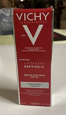 ‎Vichy LiftActiv Sunscreen With Peptide-C SPF 30 1.69 Fl Oz Exp 09/2025 NEW • $15.99