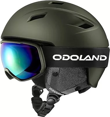 Odoland Ski Snowboard Helmet And Goggles Set SPO392 XS • $34.99