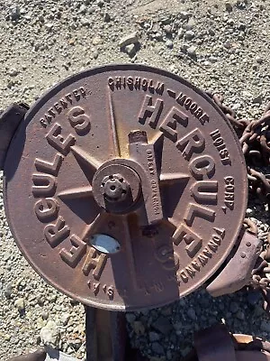 $2000 • Buy Hercules Vintage Hoist Chain Fall