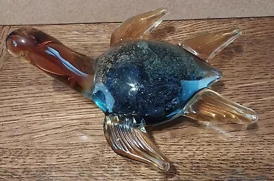 Vintage Murano Glass Turtle Large 8  • $64.95