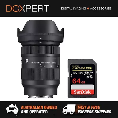 $1269 • Buy Sigma 28-70mm F/2.8 Dg Dn Contemporary Lens For Sony E-mount (4592965)