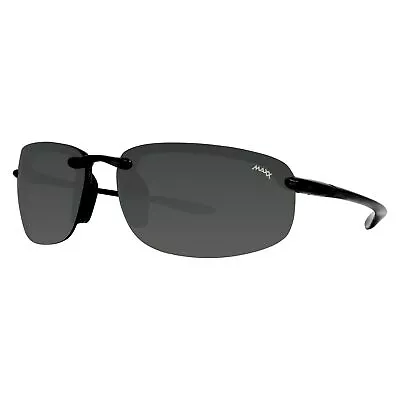 Maxx 5 Sport Golf Motorcycle Riding Sunglasses Black With Polarized Smoke Lens • $16.99