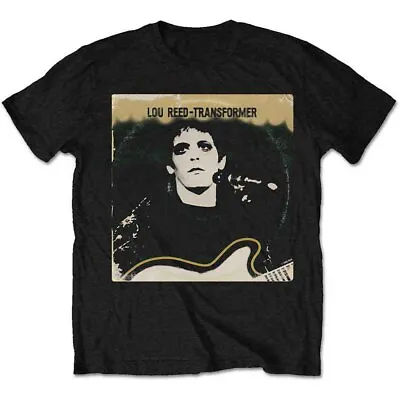 Lou Reed Transformer Vintage Cover T-Shirt Black New • $21.96