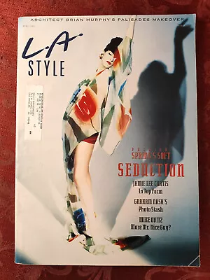 RARE L A STYLE Los Angeles Magazine April 1990 Graham Nash Jamie Lee Curtis • $25.60