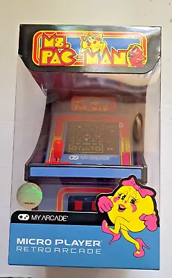 My Arcade Micro Player Retro Arcade Ms. Pac-man 2019 Bandai/namco New • $25.95