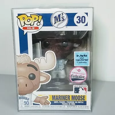 Funko Pop MLB: Seattle Mariner Moose #30 CUSTOM FLOCKED T-Mobile Park Exclusive • $65