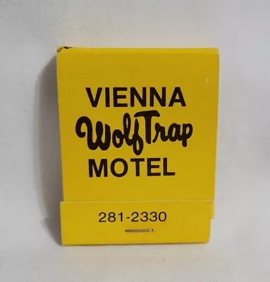 Vintage Vienna Wolf Trap Motel Hotel Matchbook Virginia Advertising Matches Full • $12.99