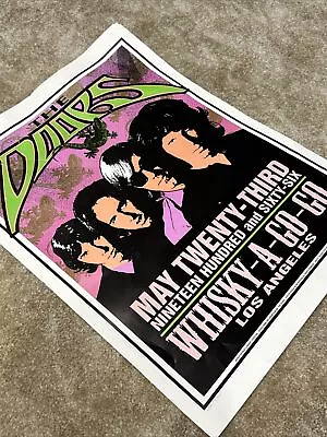 Vintage Jim Morrison The Doors Whiskey A Go Go Reprint Poster 1995 • $49