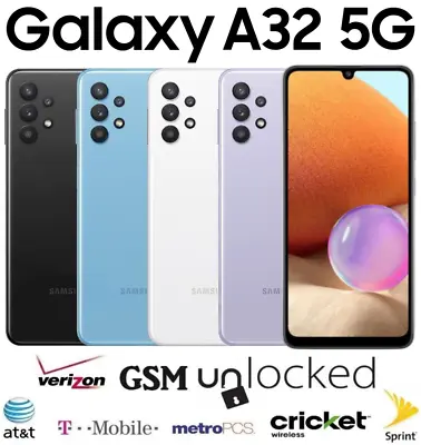 Samsung Galaxy A32 5G - 64GB - (Unlocked) Verizon AT&T T-Mobile Metro Cricket • $79.95
