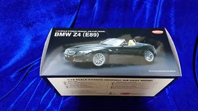 1/18 Kyosho BMW Z4 2009 E89 CABRIOLET ROADSTER BLACK 08771BK 177210 Used • $370