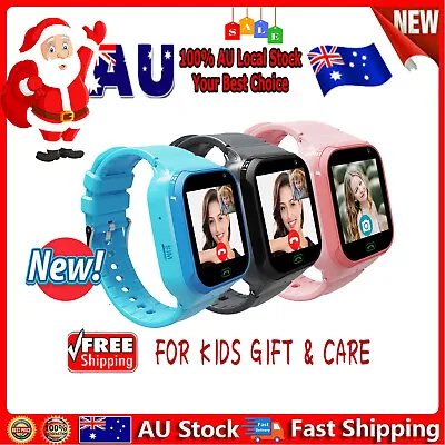 $46.29 • Buy 2021 Kids Tracker Smart Watch 4G SIM LBS/WiFi Position HD Camera SOS Call A+ AU