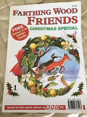 Farthing Wood Friends Bbc Children Kids Comic/magazine Christmas Edition • £3.99