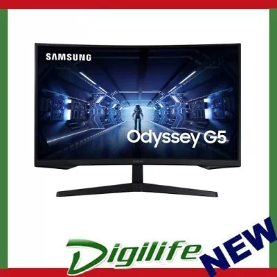 $448 • Buy Samsung Odyssey G5 32  144Hz WQHD 1ms Curved FreeSync Gaming Monitor