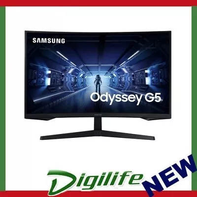 Samsung Odyssey G5 G55C 32  165Hz 1ms QHD FreeSync Curved Gaming Monitor • $499