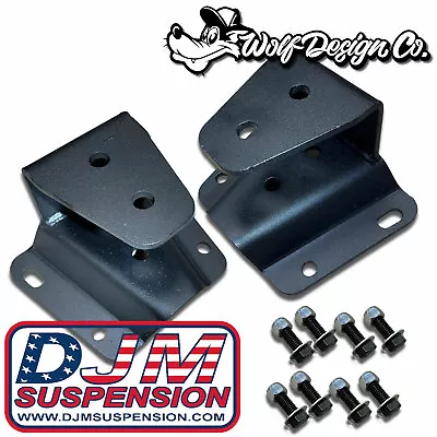 DJM 2  Rear Drop Lowering Leaf Spring Hanger Kit For 1965-1972 Ford F100 2WD • $185.25