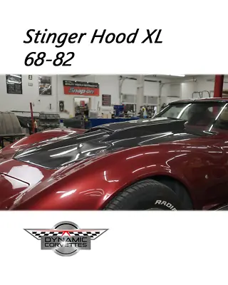 C3 Corvette Custom Fiberglass Stinger XL Hood 1968-1982 • $1450