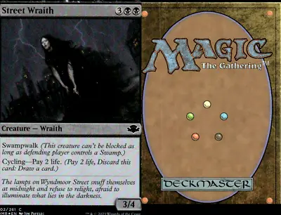 MTG Magic The Gathering Street Wraith  NM FOIL • $1.99