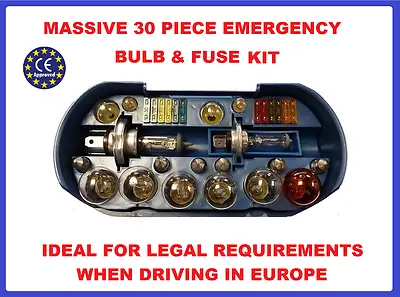 SPARE BULB KIT H4 H7 Camper Van Motorhome Fuses • £8.99