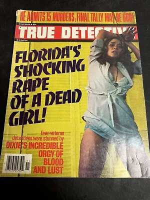 True Detective Magazine Rare Assault Cover November 1976 • $14.99