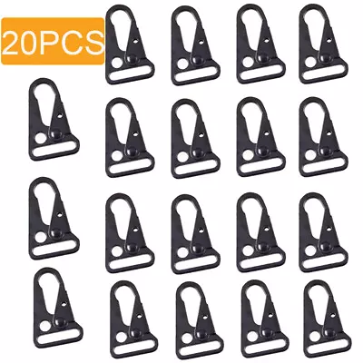 20 X Enlarged Mouth Clip Sling Clasp Olecranon Hook Metal Paracord Sling Buckle • $23.89