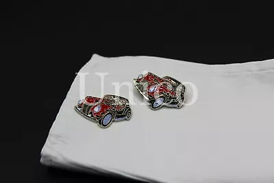 Custom Made Cufflinks Car Ford Mustang Hot Hod Classic Vintage Wedding Red US • $18.99