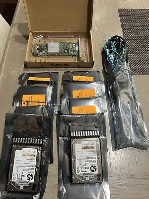 X8 HP SAS HDD EGO300FCVBF. Comes With H310 6GBPS SAS HBA To LSI/ ZFS FreeNAS • $350