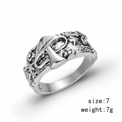 925 Silver Butterfly Owl Dragon Animal Opened Rings Finger Women Men Jewelry • $1.13