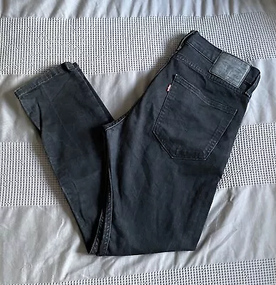 Mens Black Levis 512 Slim Taper W32 L30 • £22