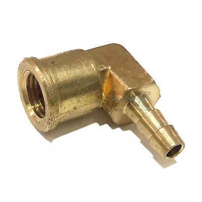 1/4 HOSE BARB ELBOW X 1/4 FEMALE NPT Brass Pipe Fitting Gas Fuel Water Air • $11.44