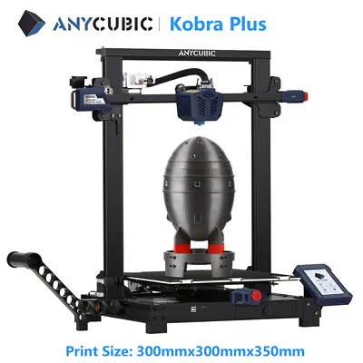 $608.22 • Buy ANYCUBIC Kobra Plus 3D Printer Auto-Leveling DIY Large Size 350x300x300mm 1kgPLA