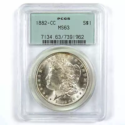 1882 CC Morgan Dollar MS 63 PCGS Silver $1 Uncirculated SKU:I11832 • $429.99