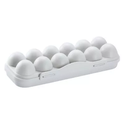 Blue/Green/Rose Red/Orange Egg Storage Box With Lid Stackable Crisper Container • £11.77