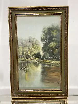 VTG. Watercolour Painting Landscape Impressionist Signed • $325