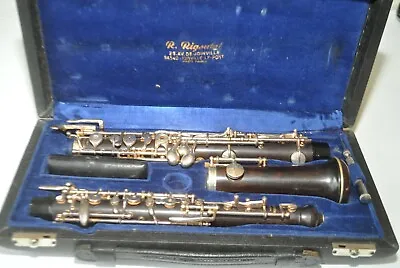 RARE 1977 French Rigoutat Paris Wooden Oboe In Original Case • $2999.95