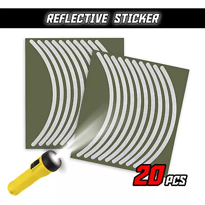 Retroreflective Tape Strip Sticker Decal For MV Agusta F3 675 2013-2016 • $17.19