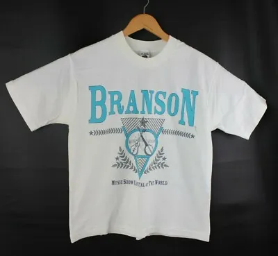 Vintage Fruit Of The Loom Men's Medium Branson Missouri Music Capital T Shirt • $24.95