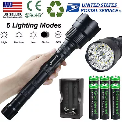 Super Bright Police Tactical 14-LED Flashlight Hunting Camping Outdoor Torch • $24.99