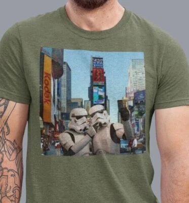 $18.90 • Buy Star Wars StormTrooper Darth Vader Selfie Time Square New York NYC Trip T-shirt