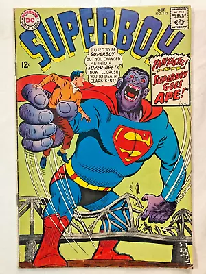 SUPERBOY #142 Oct 1967 Vintage Silver Age DC Comics Nice! • $40