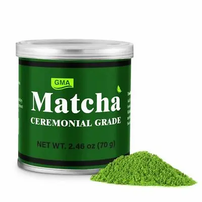 GMA Organic Matcha Green Tea Powder Pure  Nature 70g Ceremonial No Additives • $20.99